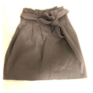 Club Monaco Gray Skirt with Bow, Size 0